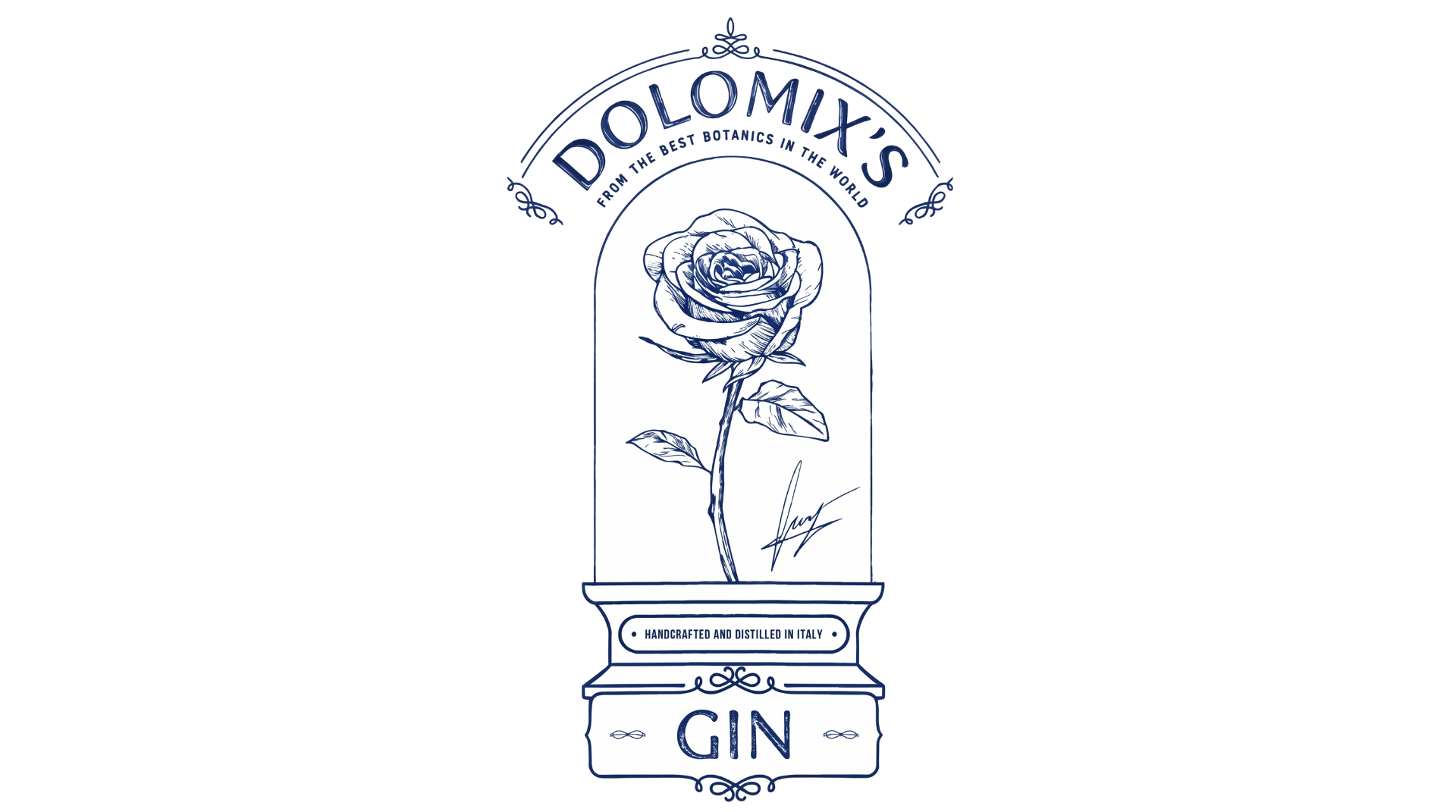 Logo Dolomix's Gin artigianale italiano dalle Dolomiti